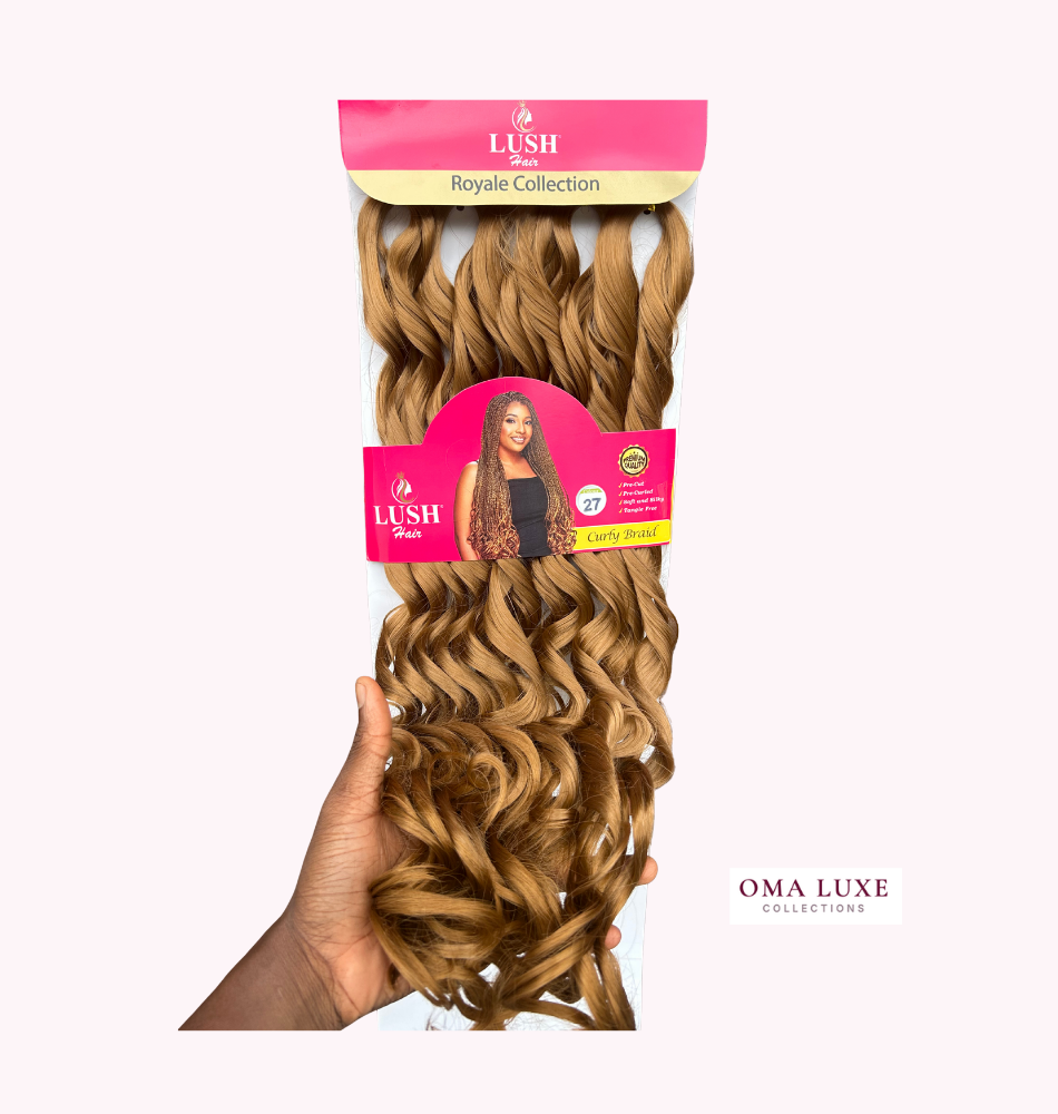Lush Hair Curly Braid Colour:27