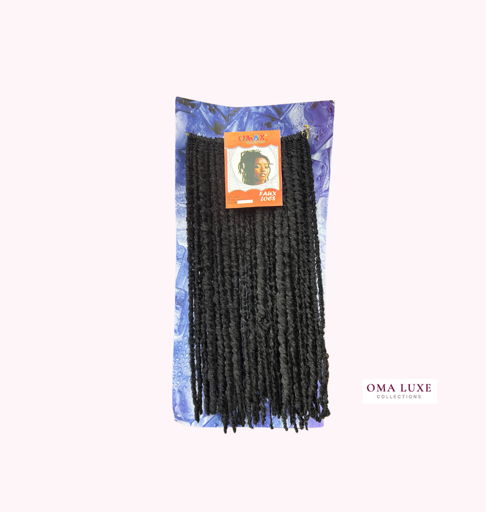 Omax Faux Locs (Black)