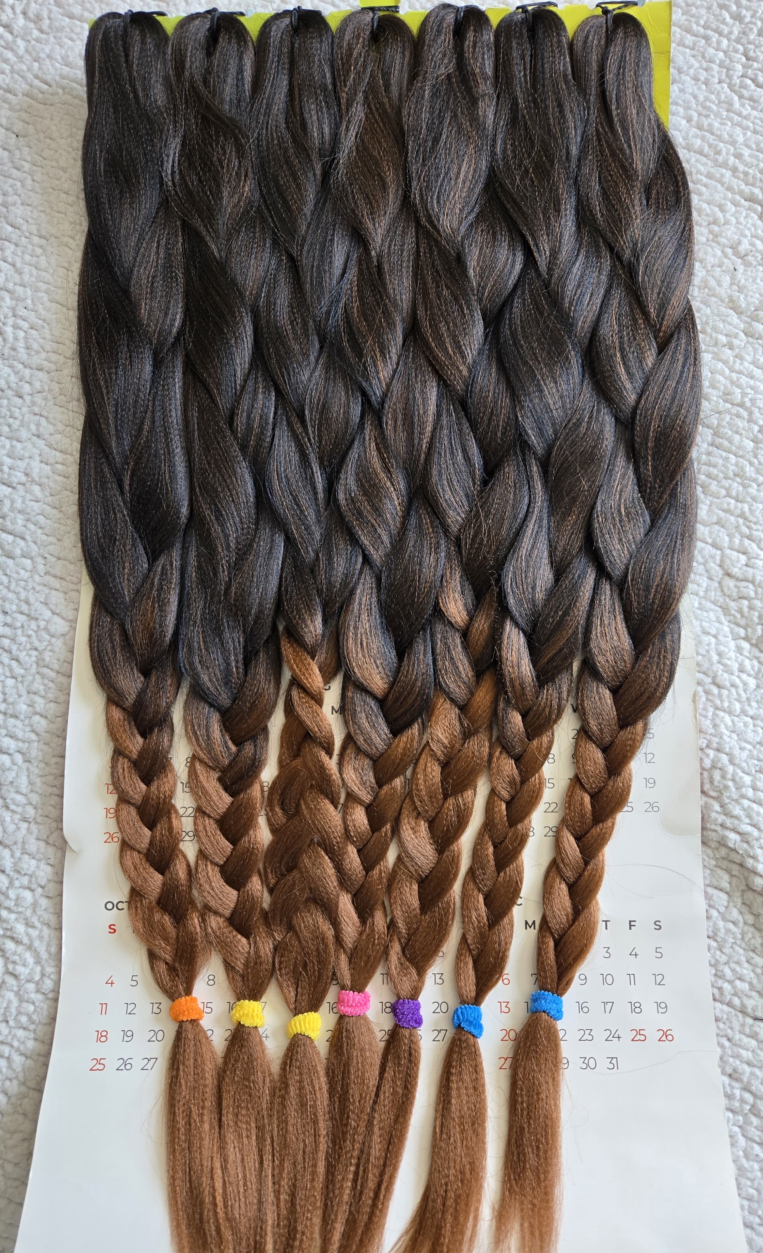 Pre-stretched braid Extension